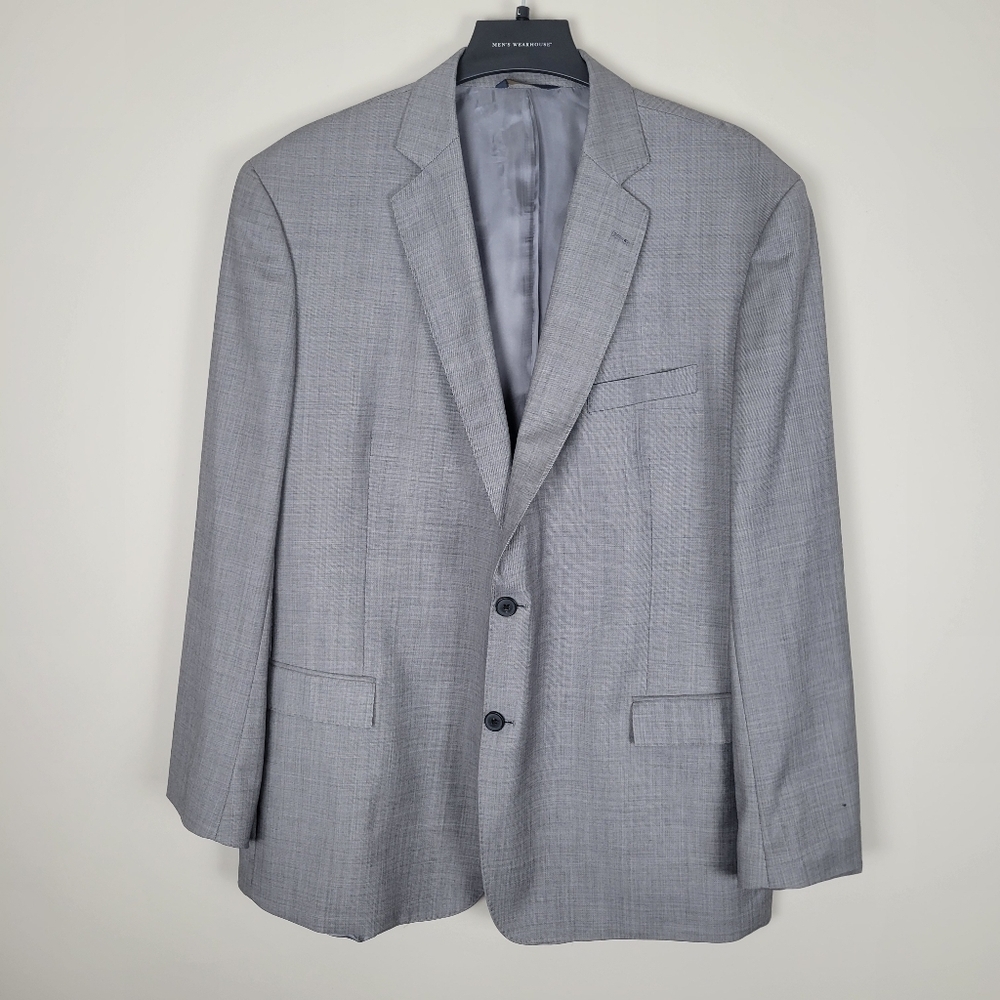 Brooks Brothers 346 Blazer Mens 48L Gray Regent Fit Stretch Sport Coat